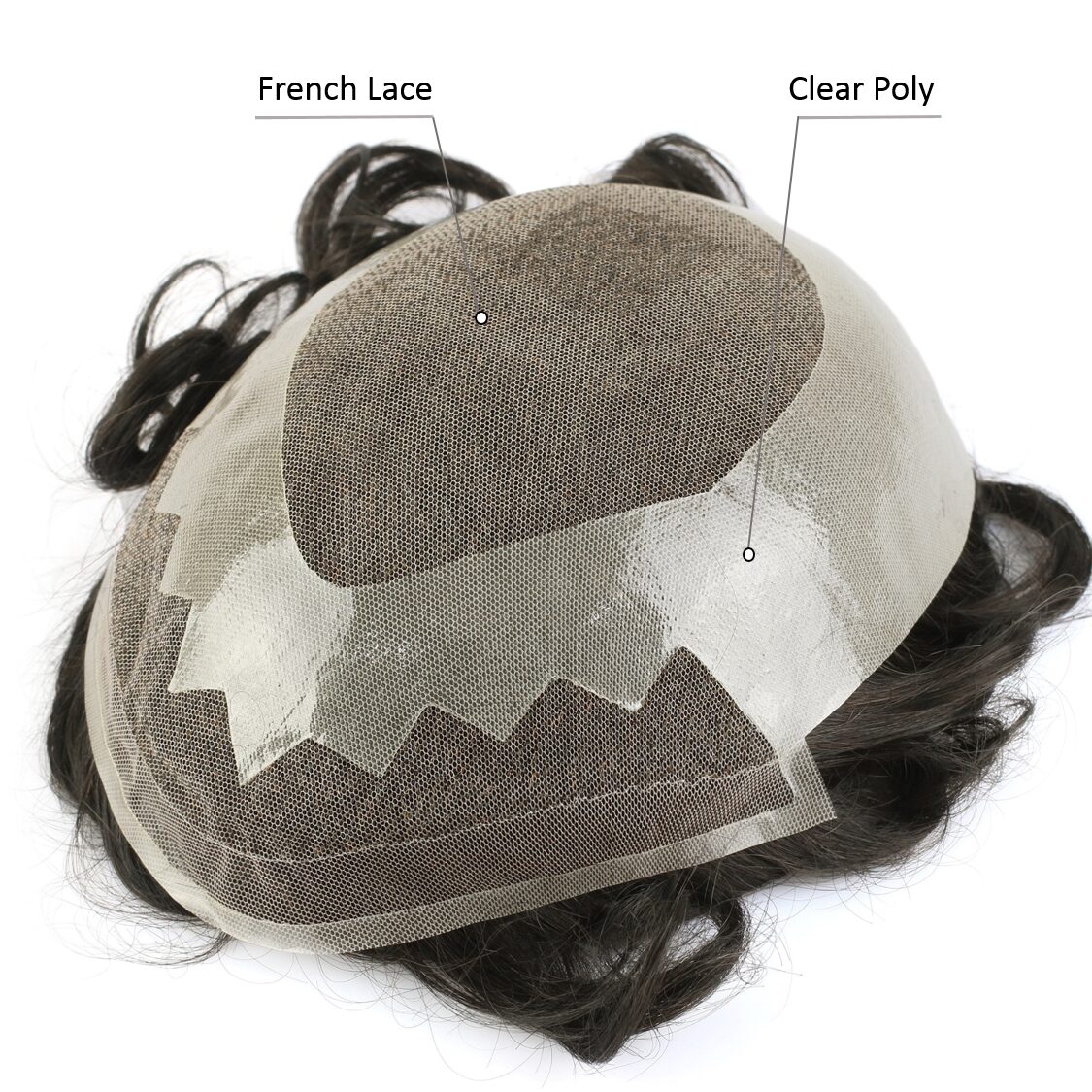 French Lace Poly with Lace Front